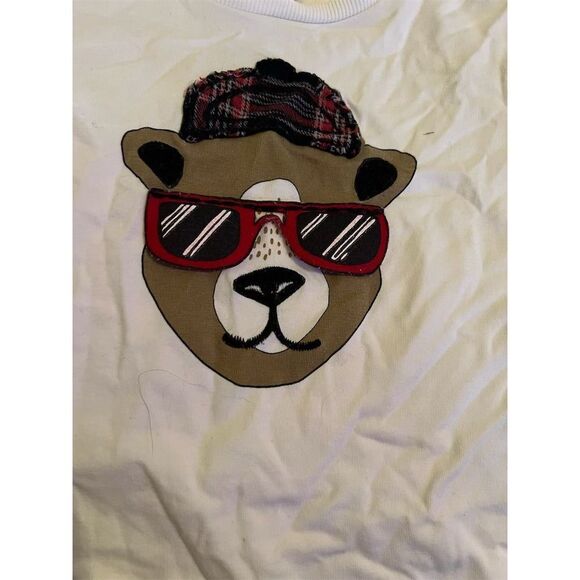 Tommy Bahama Other - Tommy Bahama Toddler Boys Ivory Hipster Bear Graphic T-Shirt‎ Size 4T
